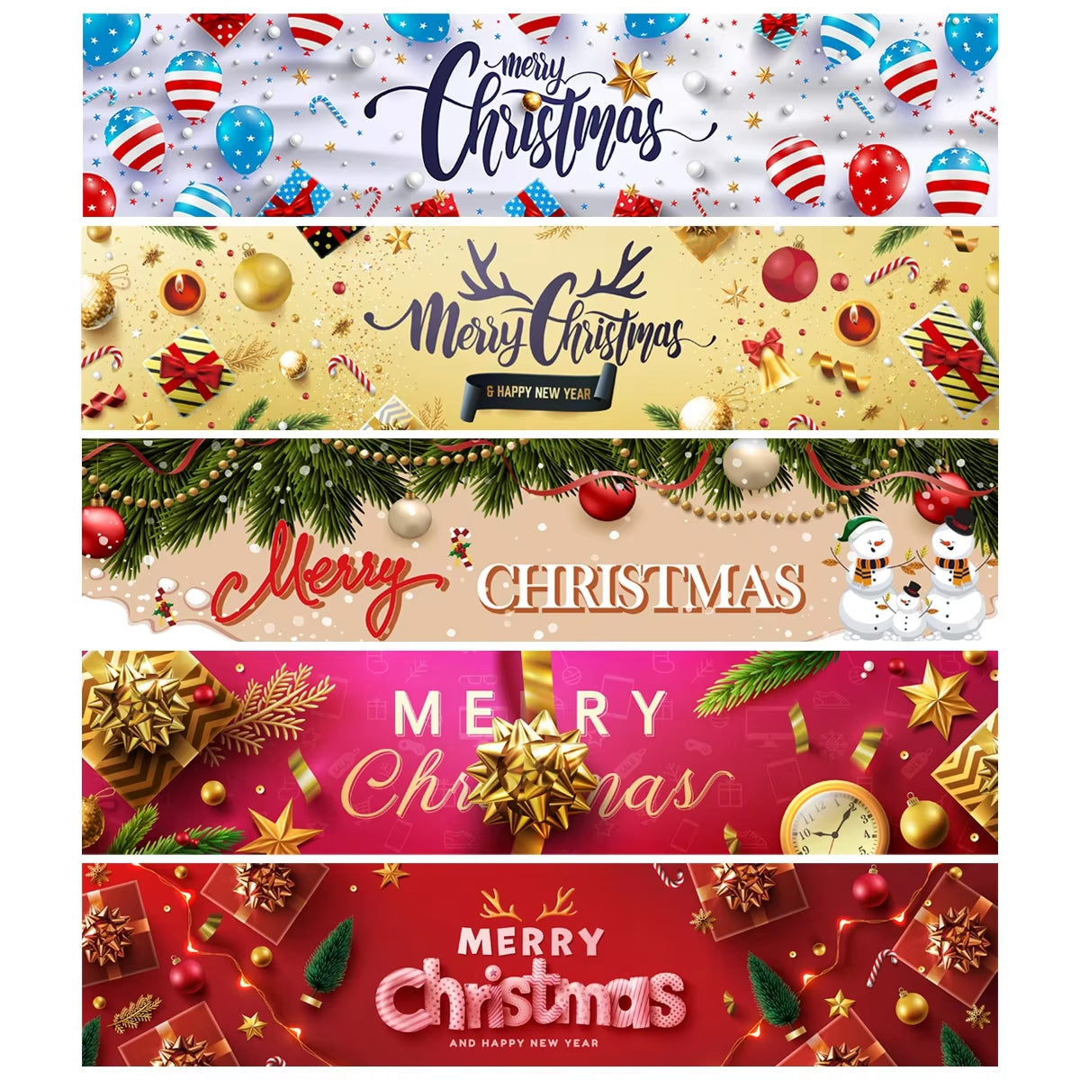 Merry Christmas Banner Christmas Decor for Home Outdoor 2024 Navidad Noel Christmas Ornaments Xmas Gifts New Year 2025