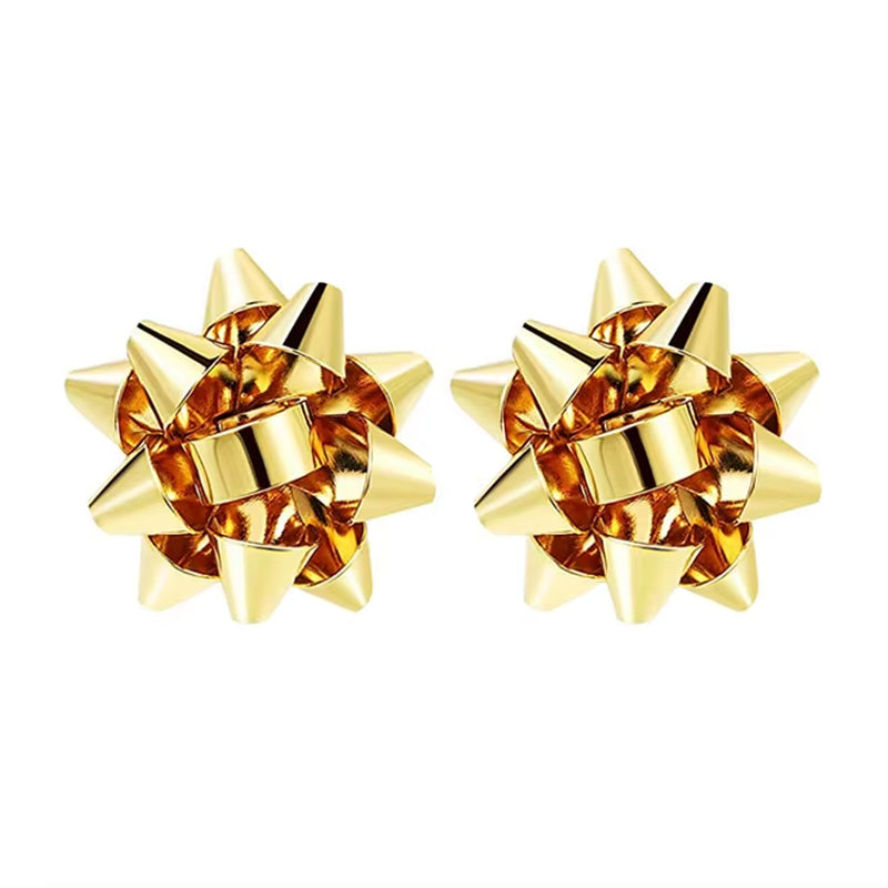 Christmas Bow Earrings Xmas Present Bow Earrings Christmas Stud Earrings for Women Girls 2023 Fashion New Year Gift
