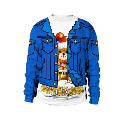 New Listing Christmas Sweaters Stylish Unisex Men Women Santa Claus Ugly Christmas Sweater Novelty Sexy Retro Crew-Neck Hoodie