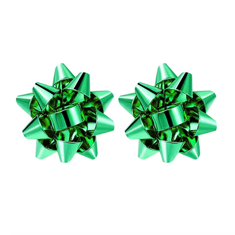 Christmas Bow Earrings Xmas Present Bow Earrings Christmas Stud Earrings for Women Girls 2023 Fashion New Year Gift