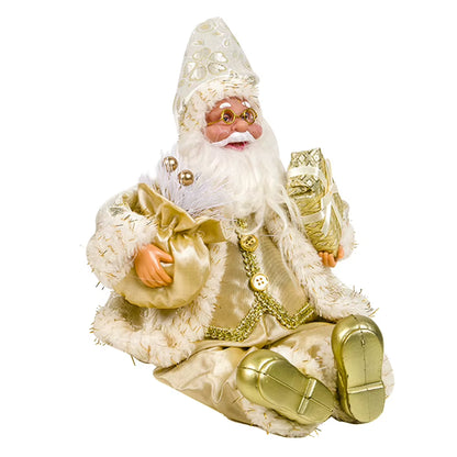 Santa Claus Decoration Decorative Desktop Santa Claus Figure Portable Lifelike Santa Doll Figurine Perfect Ornament